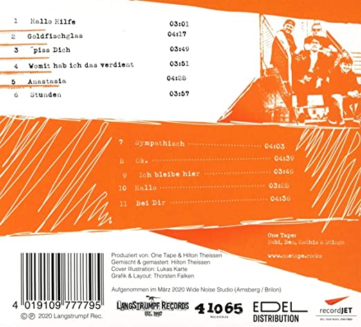 "Goldfischglas" CD im Digipack